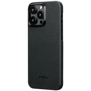 Чехол PITAKA MagEZ Case 4 с MagSafe Чёрный/Серый для iPhone 15 Pro Max