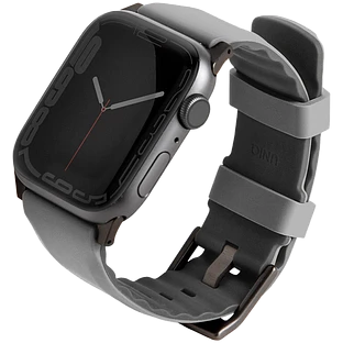 Ремешок силиконовый UNIQ Linus Airosoft для Apple Watch 45/44/42, Серый