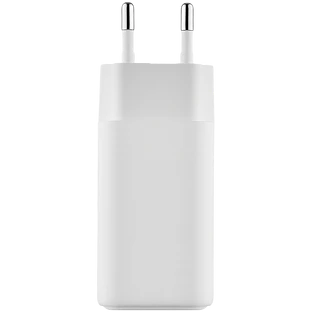 Cетевое зарядное устройство uBear Bridge USB-C, 65 Вт, GaN + Super Fast Charging, белый
