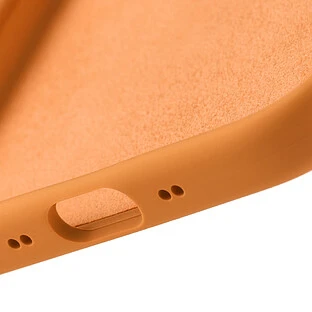 Чехол защитный uBear Touch Mag Case для iPhone Air, MagSafe совместимый, силикон, софт-тач, оранжевый