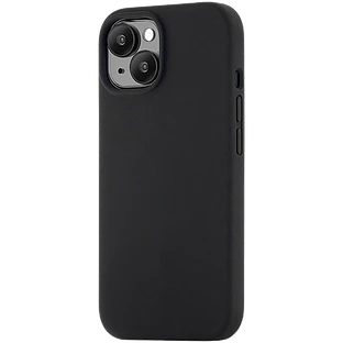 Чехол защитный uBear Touch Mag Case для iPhone 15, MagSafe совместимый, силикон , софт-тач, черный