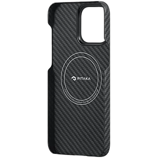 Чехол Pitaka MagEZ Case 4 для iPhone 15 Pro Max (Black/Grey Twill) 1500D