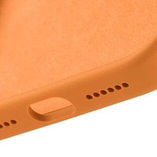 Чехол защитный uBear Touch Mag Case для iPhone 17 Pro Max, MagSafe совместимый, силикон, софт-тач, оранжевый