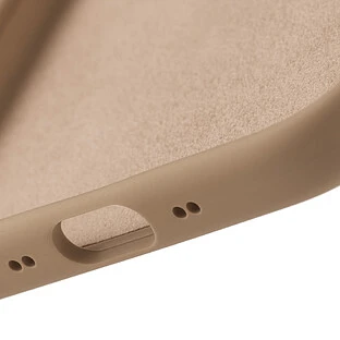 Чехол защитный uBear Touch Mag Case для iPhone Air, MagSafe совместимый, силикон, софт-тач, латте