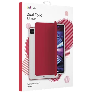 Обложка Smart Folio VLP Dual Folio  Красная для iPad Pro 12,9 дюйма (5-го поколения)