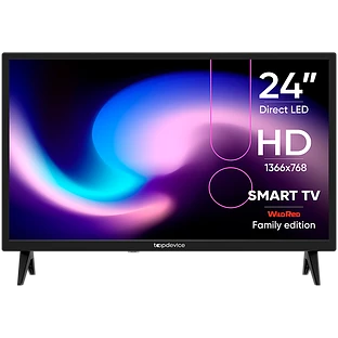 ТВ TOPDEVICE, ЖК, 24", Чёрный