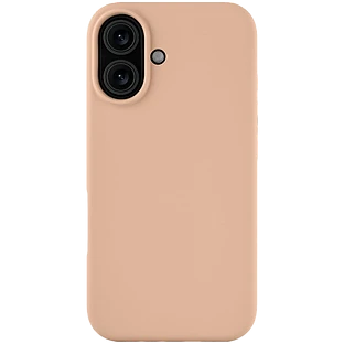 Чехол защитный uBear Touch Mag Case iPhone 16,силикон,софт-тач, латте