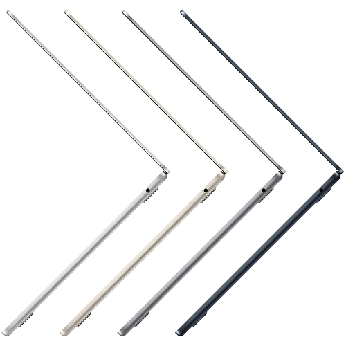 MacBook Air 13", M2 (8C CPU/8C GPU), 16GB, 256GB, Темная ночь