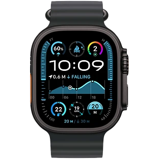 Apple Watch Ultra 2 2024 GPS + Cellular 49mm Black Titanium Case with Black Ocean Band