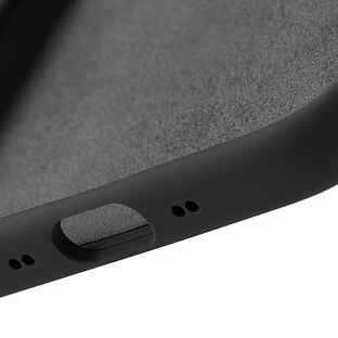 Чехол защитный uBear Touch Mag Case для iPhone Air, MagSafe совместимый, силикон, софт-тач, черный