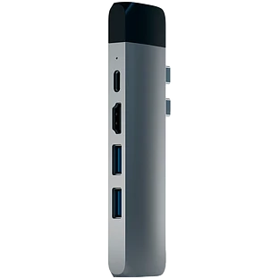 Хаб-адаптер Satechi Type-C Pro Hub Adapter with Ethernet, Space Gray