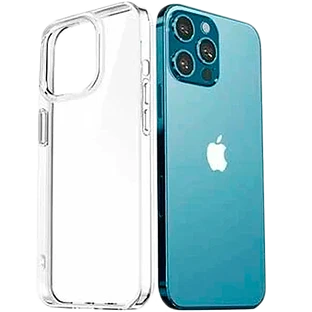 88115, Чехол Gel для Apple iPhone 13 Pro Max, прозрачный, 1,5 мм, PET синий, Deppa