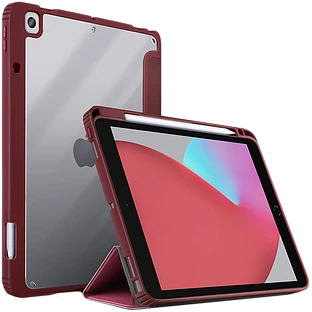 Обложка Smart Folio UNIQ MOVEN  Maroon Red для iPad (7-го, 8-го и 9-го поколения)