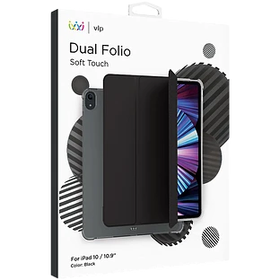 Чехол-книга VLP Dual Folio Case Чёрный для iPad (10th поколение)