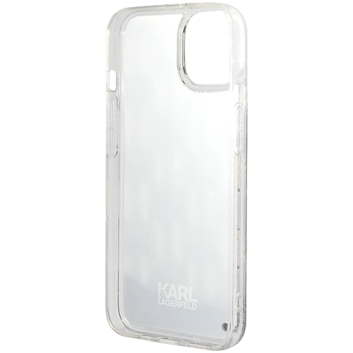 Lagerfeld для iPhone 14 чехол Liquid Glitter Monogram Hard Black