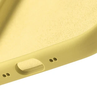 Чехол защитный uBear Touch Mag Case для iPhone Air, MagSafe совместимый, силикон, софт-тач, светло-желтый