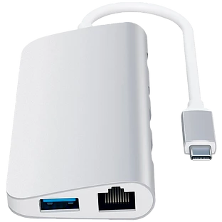 Адаптер Satechi Type-C Multimedia Adapter, Silver