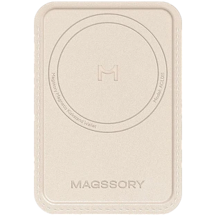 MAGSSORY Wallet Wallet-Cardholder Magssory Duo с MagSafe Слоновая кость