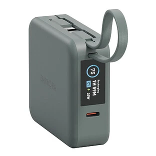 Аккумулятор внешний Energea MagPac MINI Plus, 10000 mAh Magnetic wireless 15W + С 20W +2 C cables and Display Sage