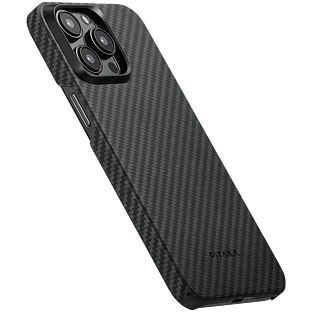 Чехол Pitaka MagEZ Case 4 для iPhone 15 Pro Max (Black/Grey Twill) 1500D