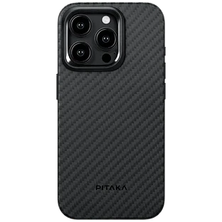 Чехол PITAKA MagEZ с MagSafe Black/Grey Twill для iPhone 15 Pro