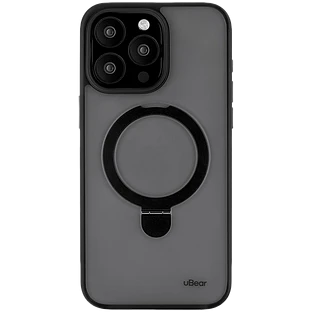 Чехол защитный uBear Clip Mag Case, iPhone 15 Pro Max, MagSafe, черный