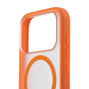 Чехол защитный uBear Cloud Mag Case для iPhone 17 Pro Max, MagSafe совместимый, усиленный, силк-тач, оранжевый