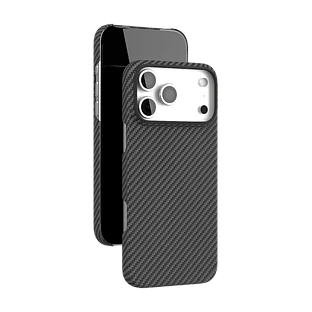 Чехол защитный VLP Kevlar Case с MagSafe для iPhone 17 Pro Max, черный