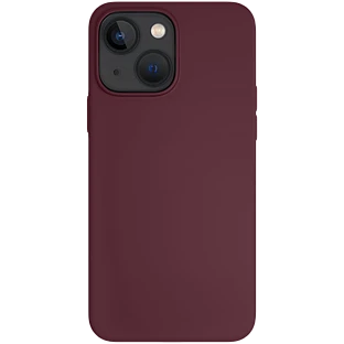 Чехол защитный "vlp" Silicone case with MagSafe для iPhone 14, марсала