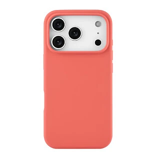 Чехол защитный uBear Touch Mag Case для iPhone 17 Pro, MagSafe совместимый, силикон, софт-тач, коралловый
