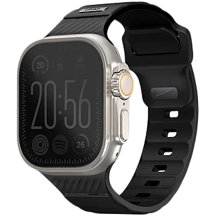 Ремешок Uniq для Apple Watch 49/46/45/44 mm STRIDE FKM Rubber Black