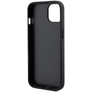 Lagerfeld для iPhone 14 чехол PU Saffiano Monogram with Cardslot Hard Silver