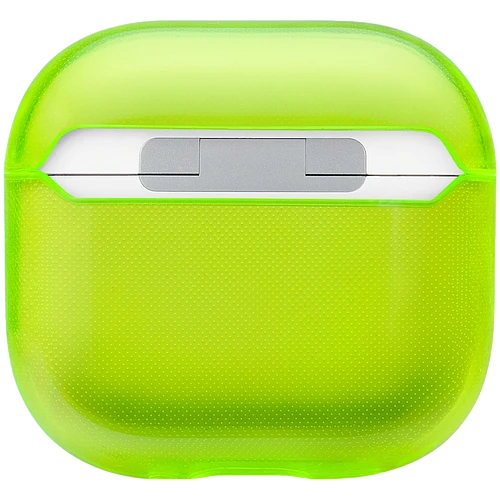Чехол защитный uBear Tone для Airpods 4, TPU, лайм