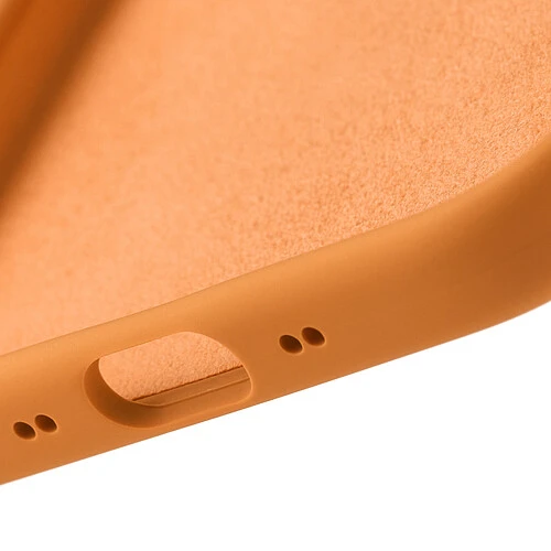 Чехол защитный uBear Touch Mag Case для iPhone Air, MagSafe совместимый, силикон, софт-тач, оранжевый