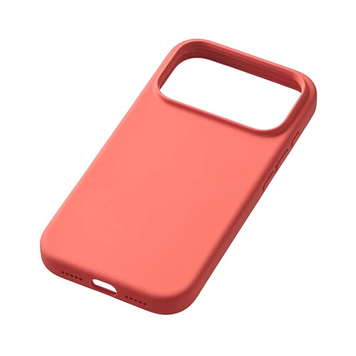 Чехол защитный uBear Touch Mag Case для iPhone 17 Pro, MagSafe совместимый, силикон, софт-тач, коралловый