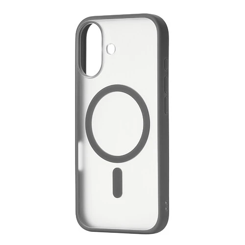 Чехол защитный uBear Cloud Mag Case для iPhone 17, MagSafe совместимый, усиленный, силк-тач, серый