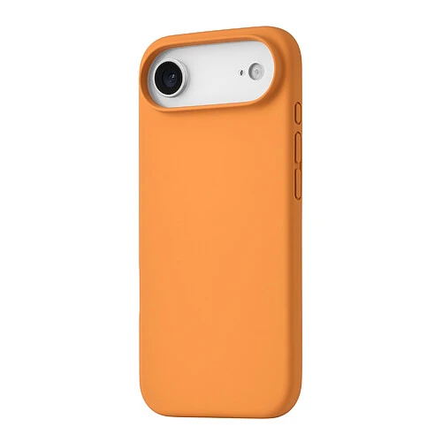 Чехол защитный uBear Touch Mag Case для iPhone Air, MagSafe совместимый, силикон, софт-тач, оранжевый