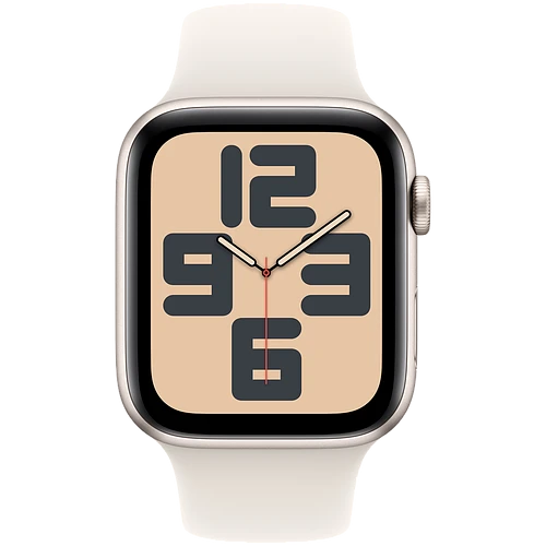Apple Watch SE 2 (2023) GPS 40mm Starlight Aluminum Case with Starlight Sport Band - S/M