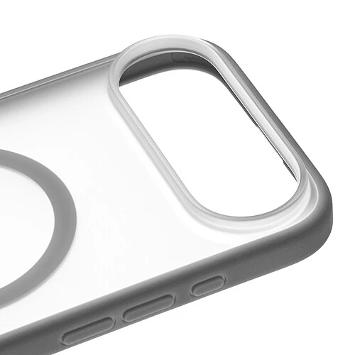 Чехол защитный uBear Stand 360° Mag Case для iPhone Air, MagSafe совместимый, силикон, софт-тач, серый