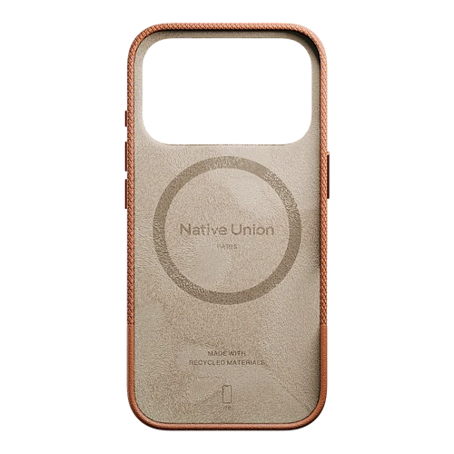 (RE)CLASSIC CASE FOR IPHONE 17 PRO TAN, чехол защитный для iPhone 17 PRO, цвет: коричневый