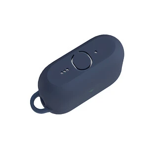 Чехол силиконовый VLP Charm Case для AirPods Pro 3, темно-синий