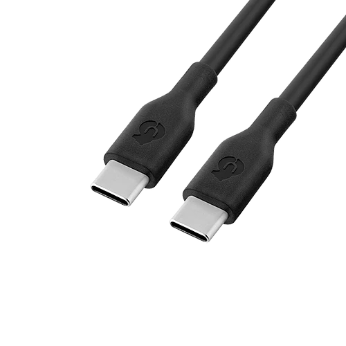 Зарядный кабель uBear Life UCB-C/UCB-C, 100W, 5А, 2м, Черный