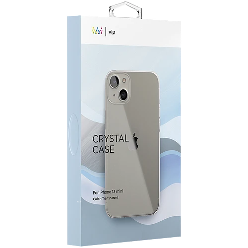Чехол защитный "vlp" Crystal case для iPhone 13 mini, прозрачный