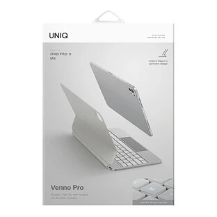 Чехол-клавиатура UNIQ Venno Pro для iPad Pro 11" (M4), Белая