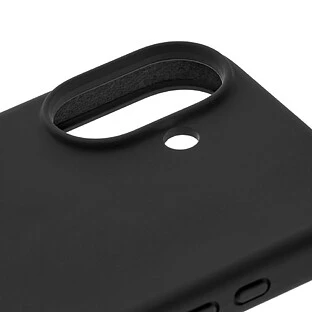 Чехол защитный uBear Touch Mag Case для iPhone 17, MagSafe совместимый, силикон, софт-тач, черный