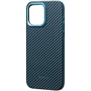 Защитный чехол PITAKA MagEZ Pro 4 с MagSafe Black/Blue Twill для iPhone 15