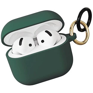 Чехол защитный VLP Charm Case для AirPods 4, темно-зеленый