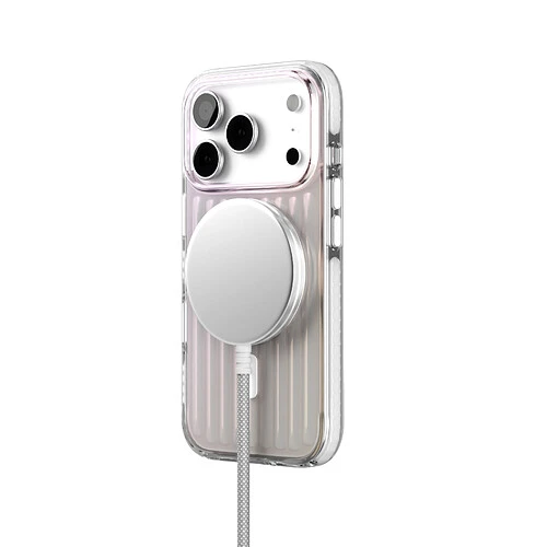 Чехол защитный VLP Pulse Case с MagSafe для iPhone 17 Pro, перламутровый