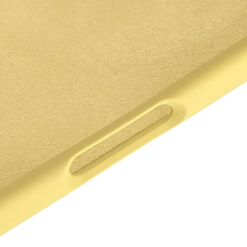 Чехол защитный uBear Touch Mag Case для iPhone Air, MagSafe совместимый, силикон, софт-тач, светло-желтый