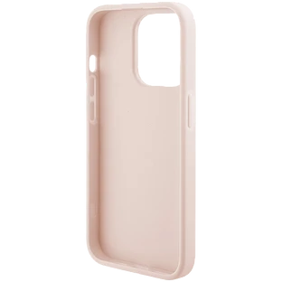 Чехол LAGERFELD Quilted Logo pattern Hard Розовый для iPhone 15 Pro